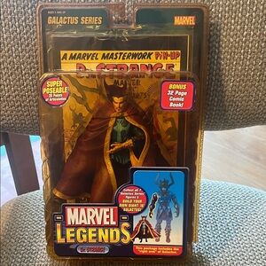 # 0800****Marvel Legends Dr. Strange Figure with Comic